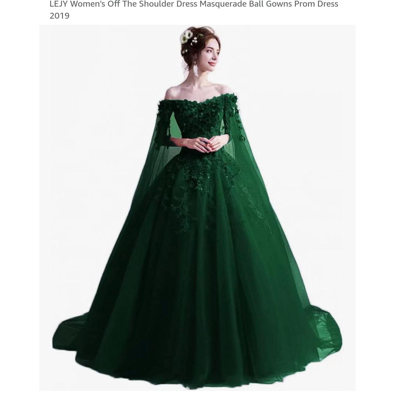 A proper ballgown. If it has a train cut it off. Its very cheap to get altered.