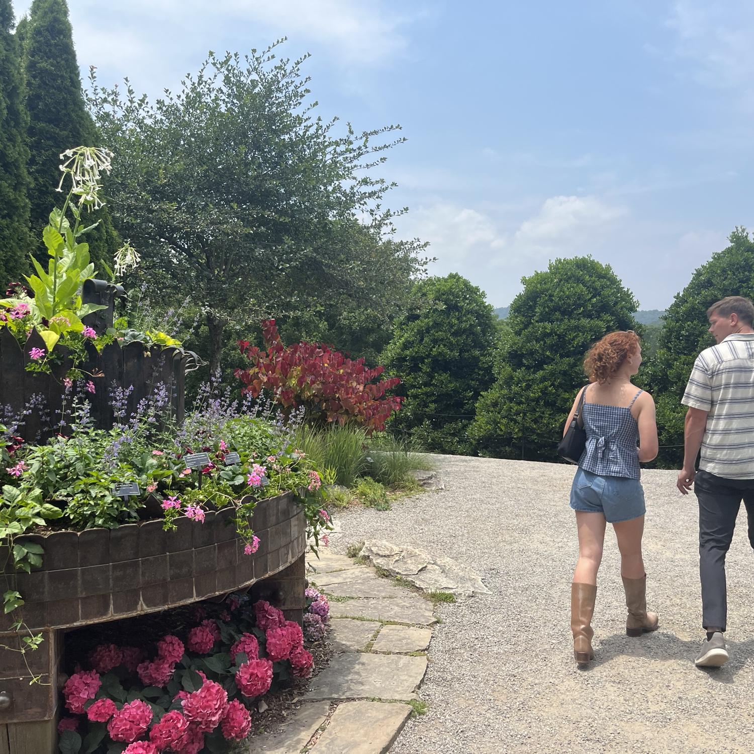 After getting engaged at The North Carolina Arboretum in Asheville