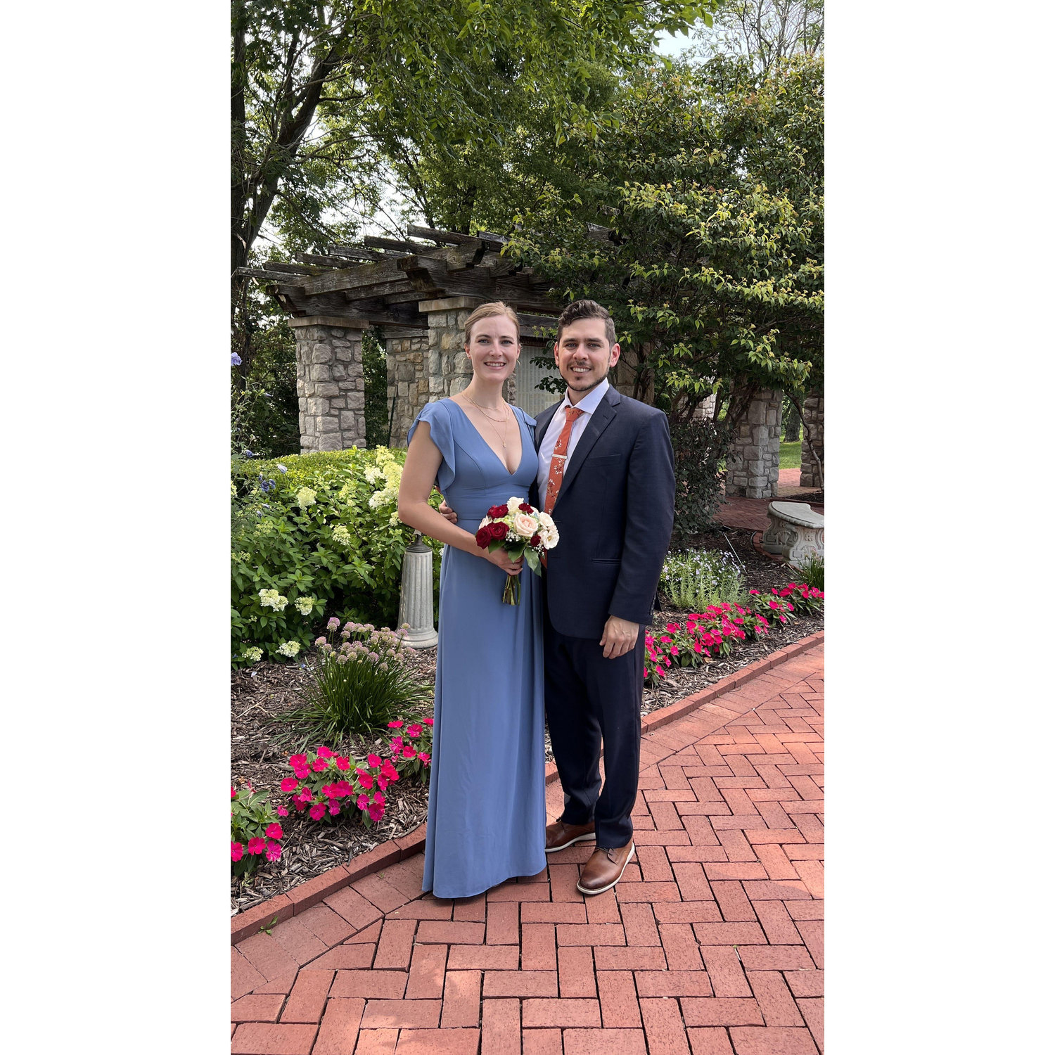 Celebrating David and Ariane's wedding in Kansas City, 2023