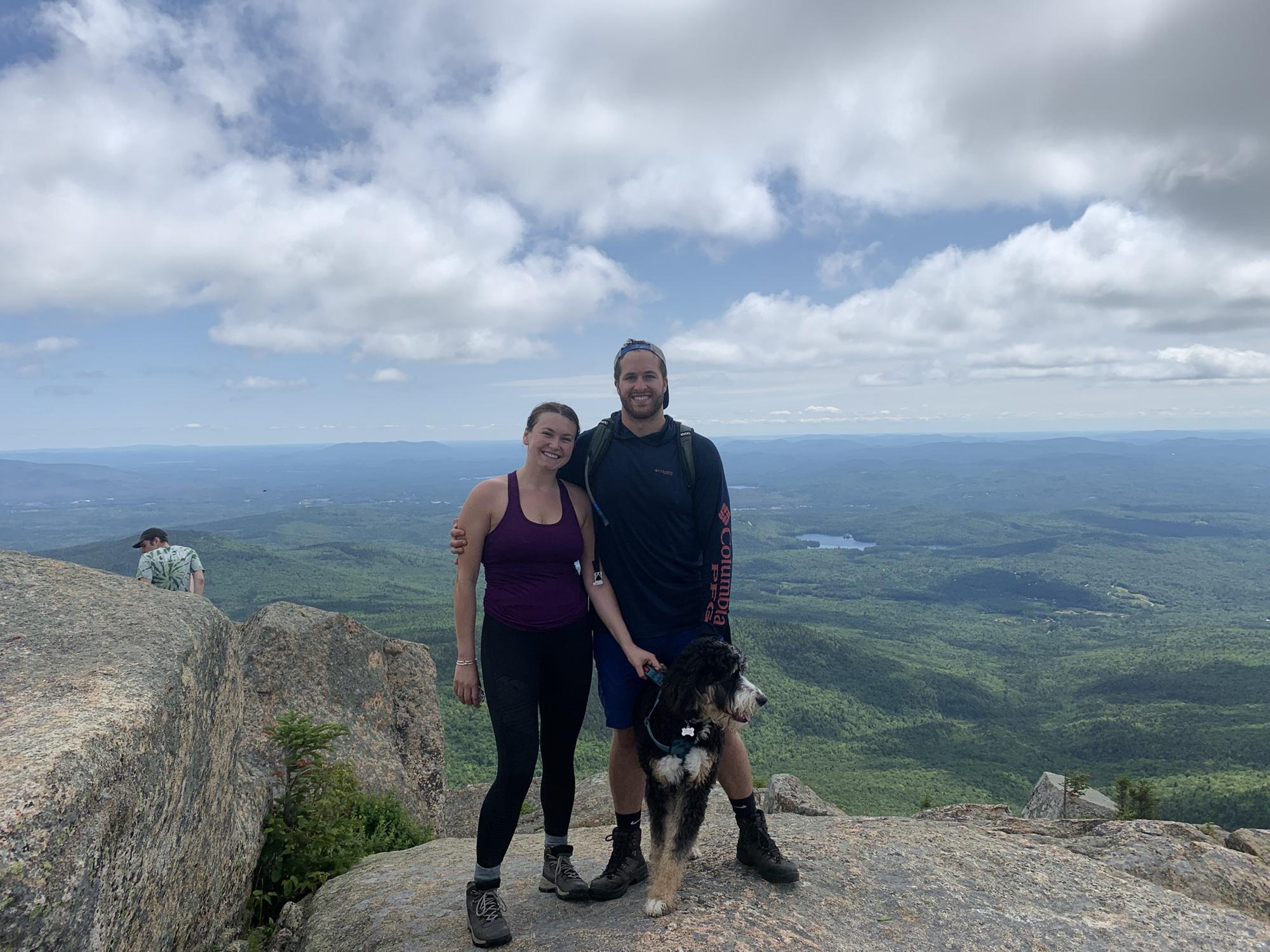Jameson’s first hike at Mount Chocorua!