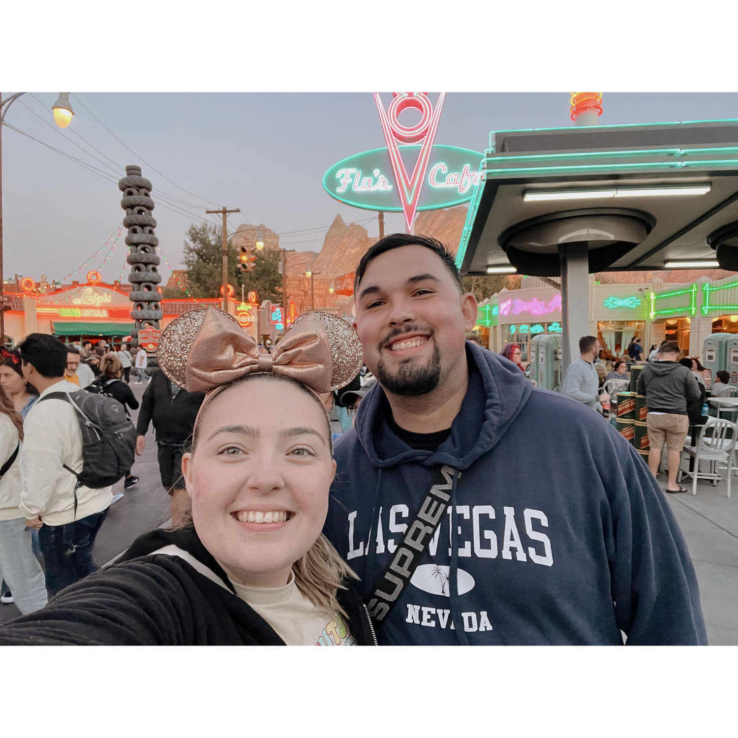 Our first trip to Disneyland together