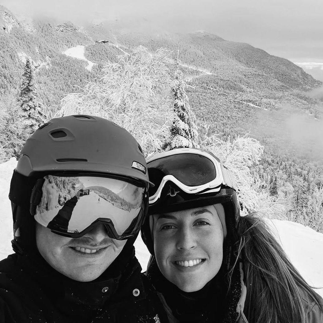First Vermont ski trip together