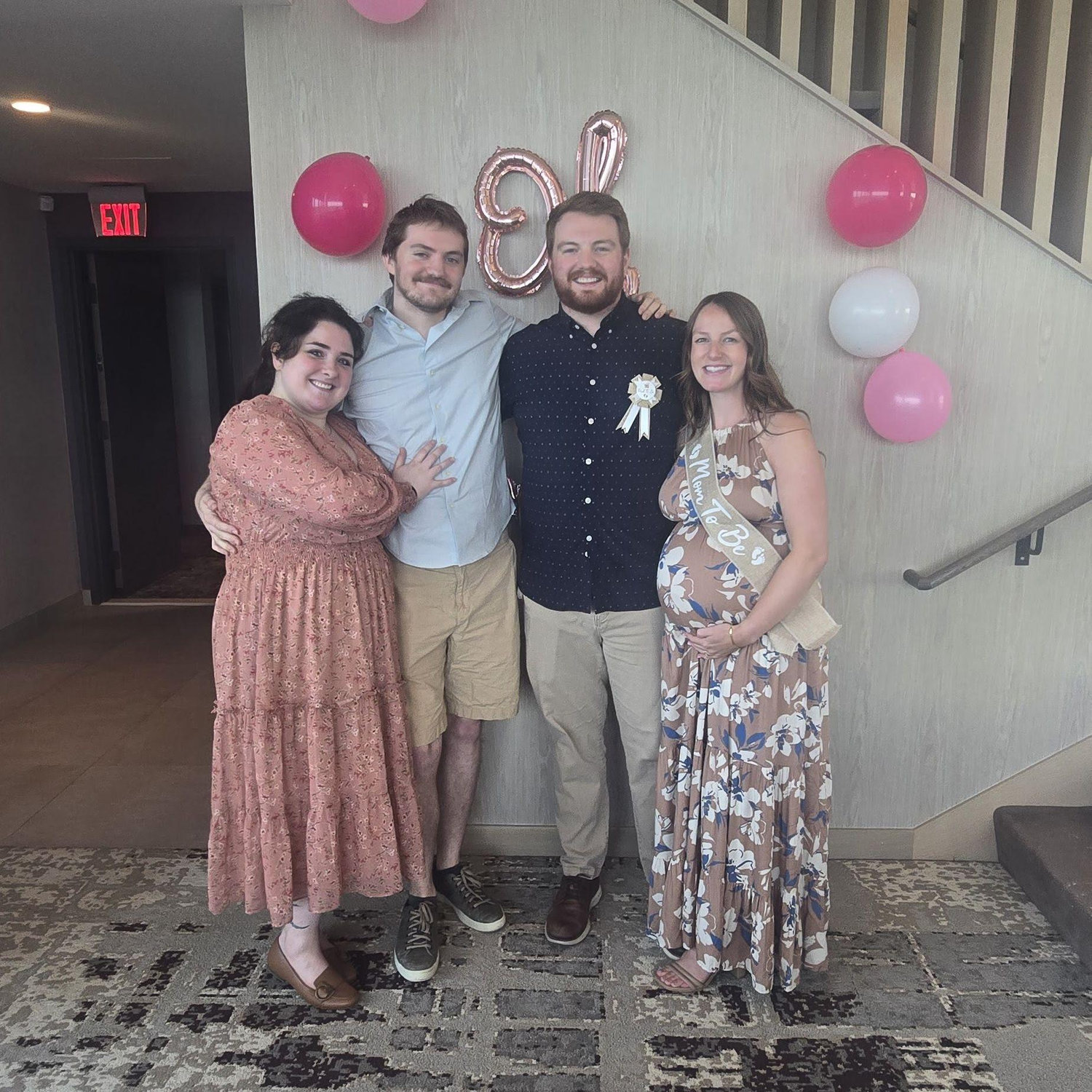 July 2025: Picture taken at Mitch and Kennedi's baby shower for Jake and Autumn's lovely niece, Hattie