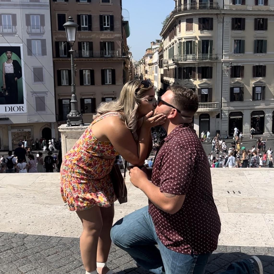 Proposal on the Spanish Steps-Rome, Italy 8/18/2023