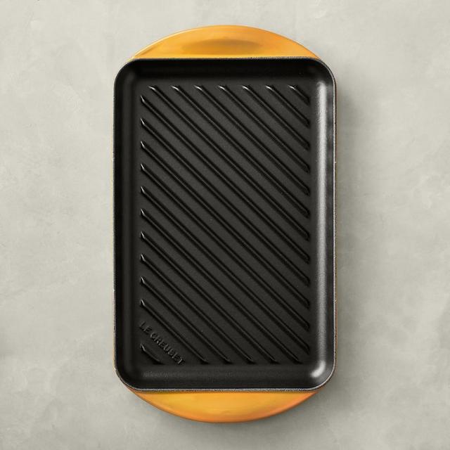 Le Creuset Enameled Cast Iron Skinny Grill, Nectar