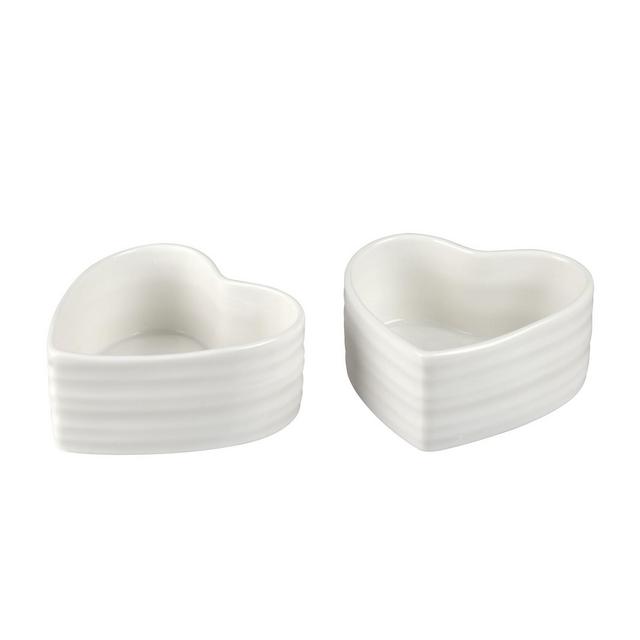 Portmeirion Sophie Conran Heart Shape Ramekins Setof 2
