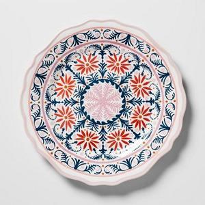 Melamine Salad Plate 8.4" Pink/Blue Medallion - Opalhouse™