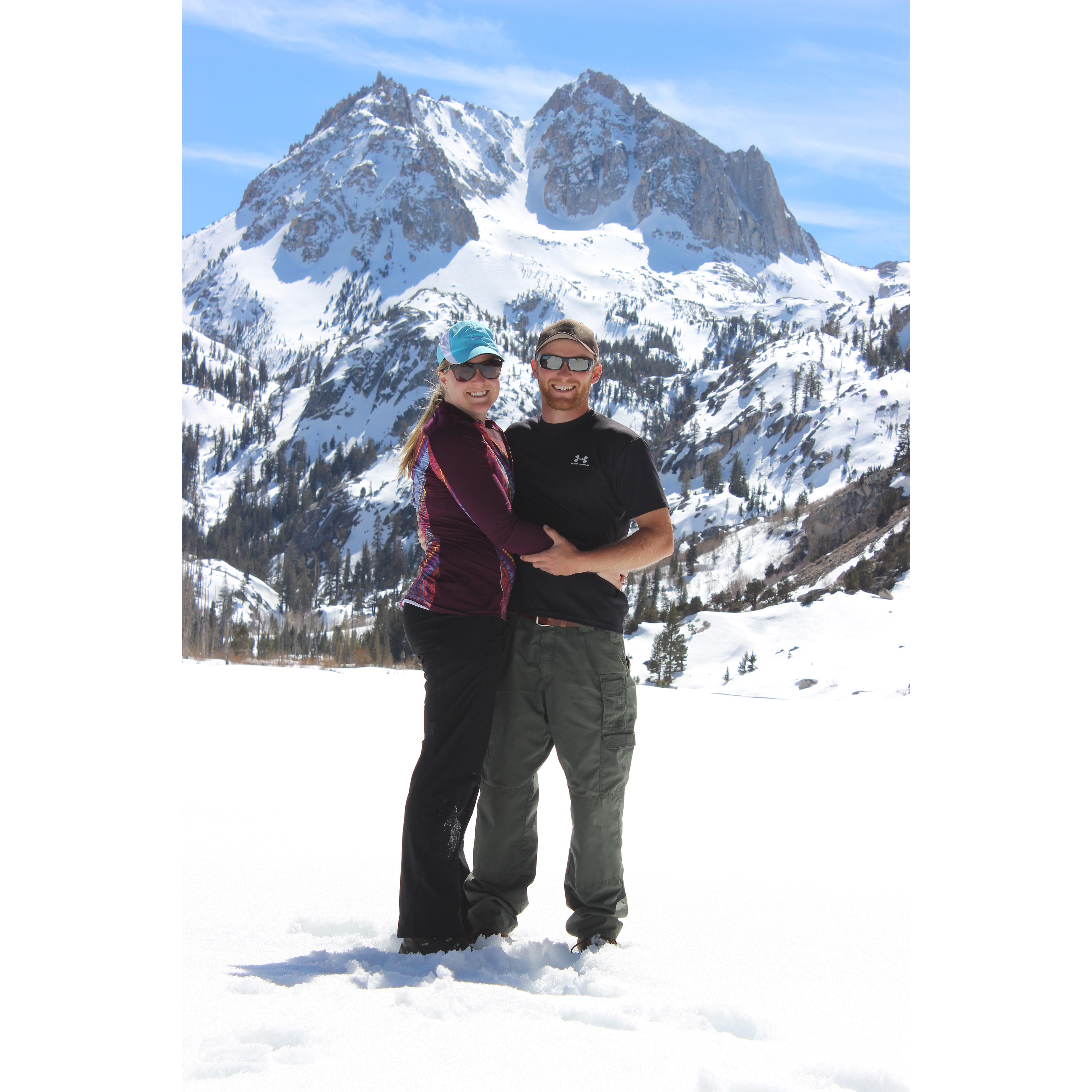 March 2016 we snowshoed up to Barney Lake, a place Courtney would hike up to often as a child.