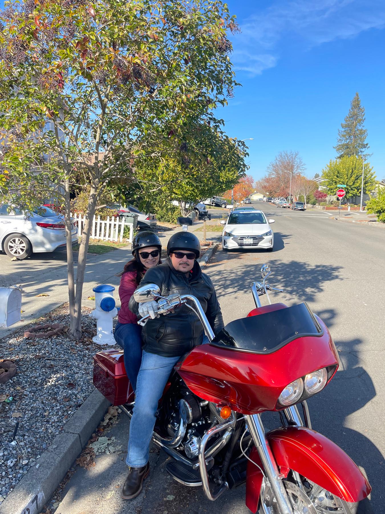 Adriela’s first ride