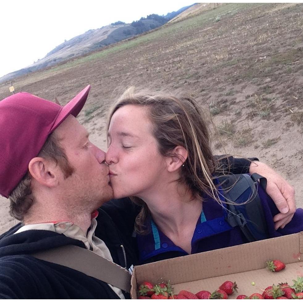 annual 4th of July strawberry picking in Pescadero
