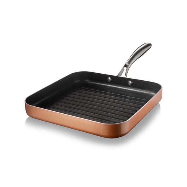 Gotham Steel Cast Textured Coating Ultra-Durable Nonstick 10.5" Grill Pan