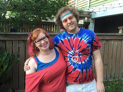 4th of July 2015, we attended a "America Through the Decades" party as the 70s.