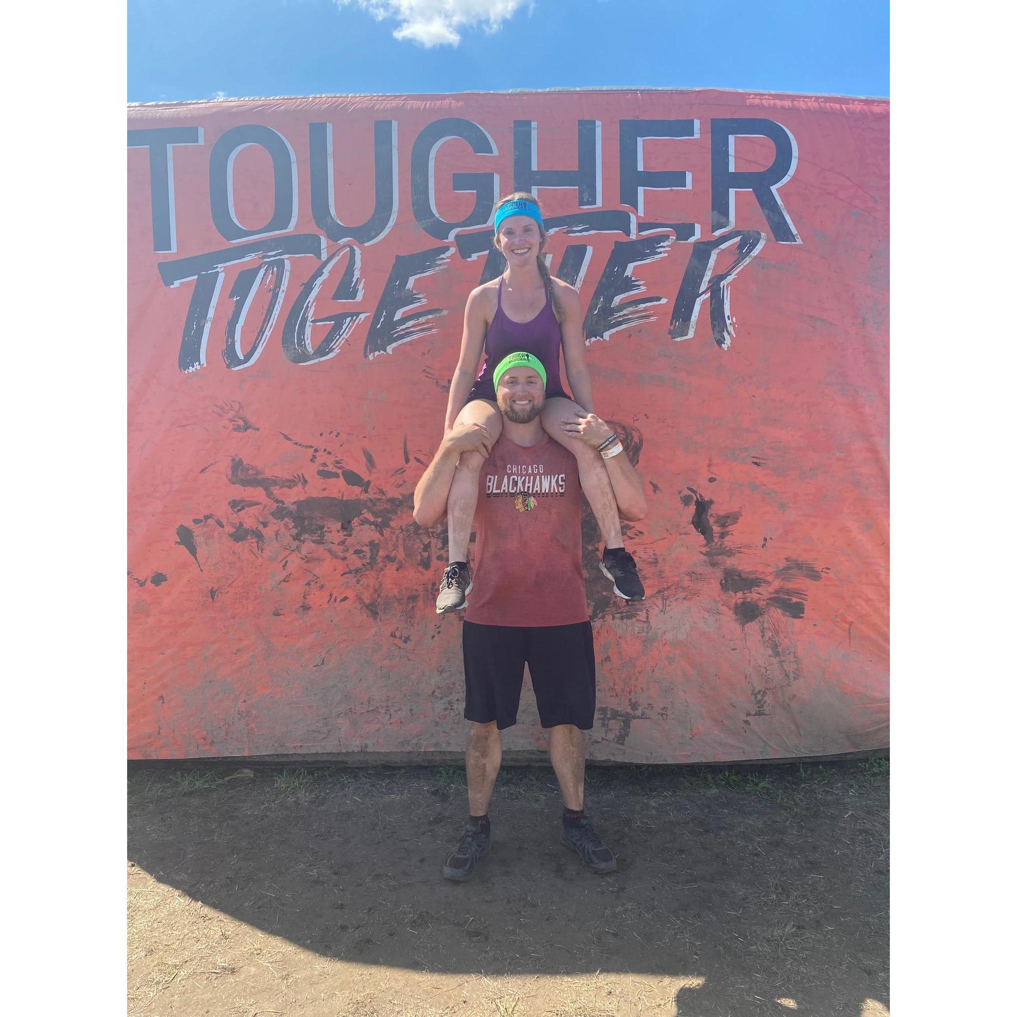 Justyna's 3rd and Mike's 2nd Tough Mudder race - 2021