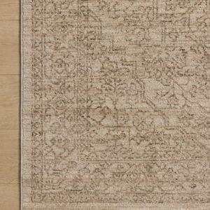 Taupe/Bone Round Area Rug