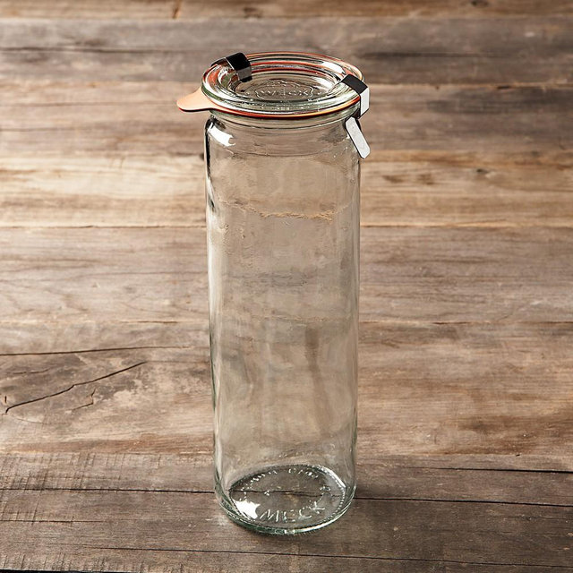 Weck Cylindrical Jars, 20oz, Set of 6
