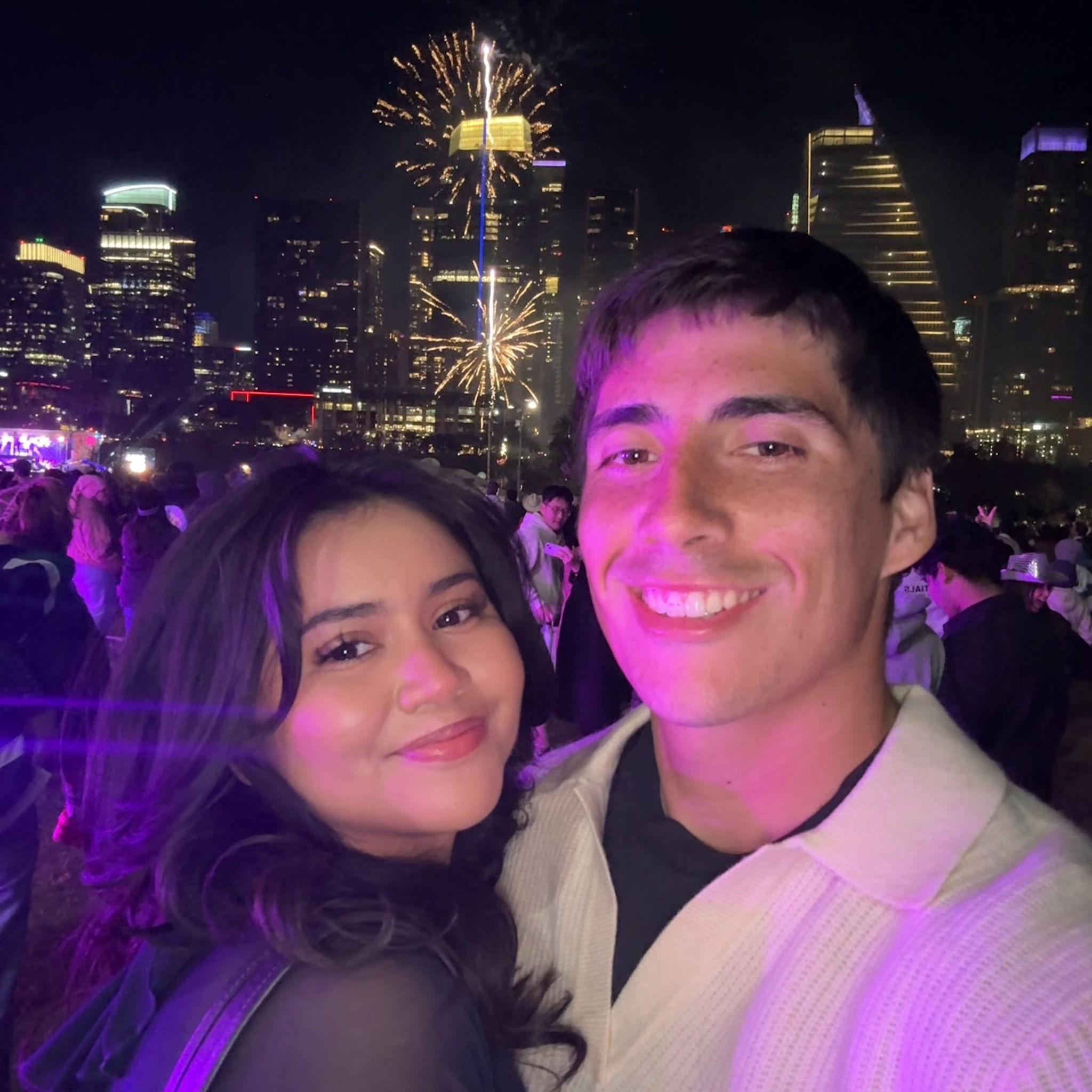 1/1/26: Celebrating New Years at one of our favorite places! Nate knew he was going to propose on this trip and it was less than 24 hours away.