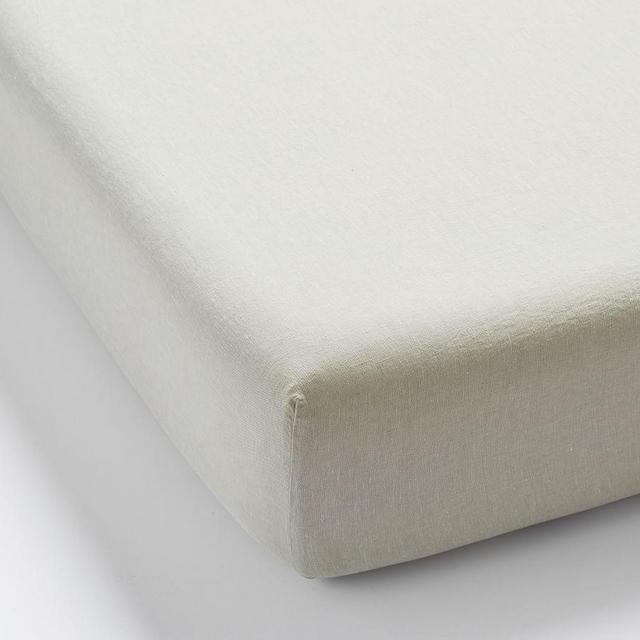 Eucalyptus Belgian Flax Linen Sheet Set Fitted Sheet, King