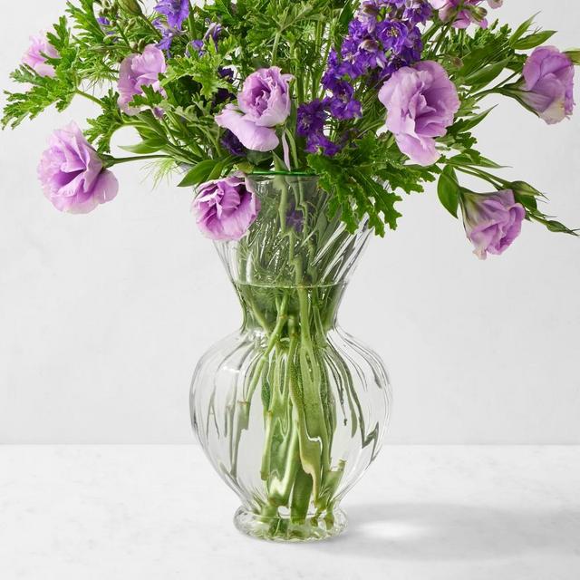 AERIN Sculptural Glass Vase, 13"H