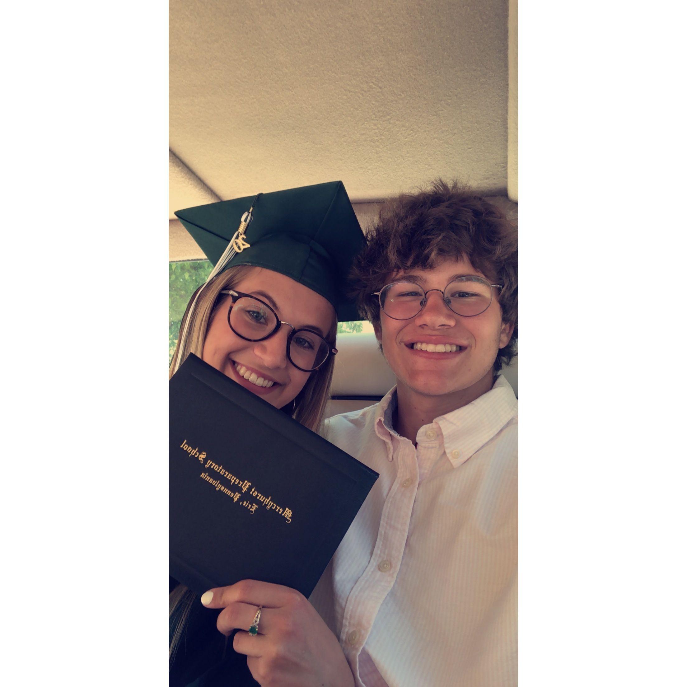 Rachel's high school graduation