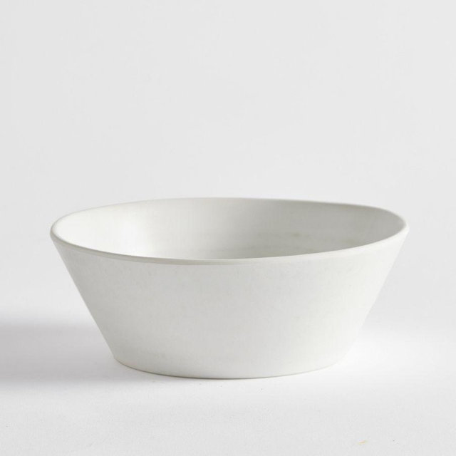 Larkin Melamine Individual Bowls, Set of 4 - White