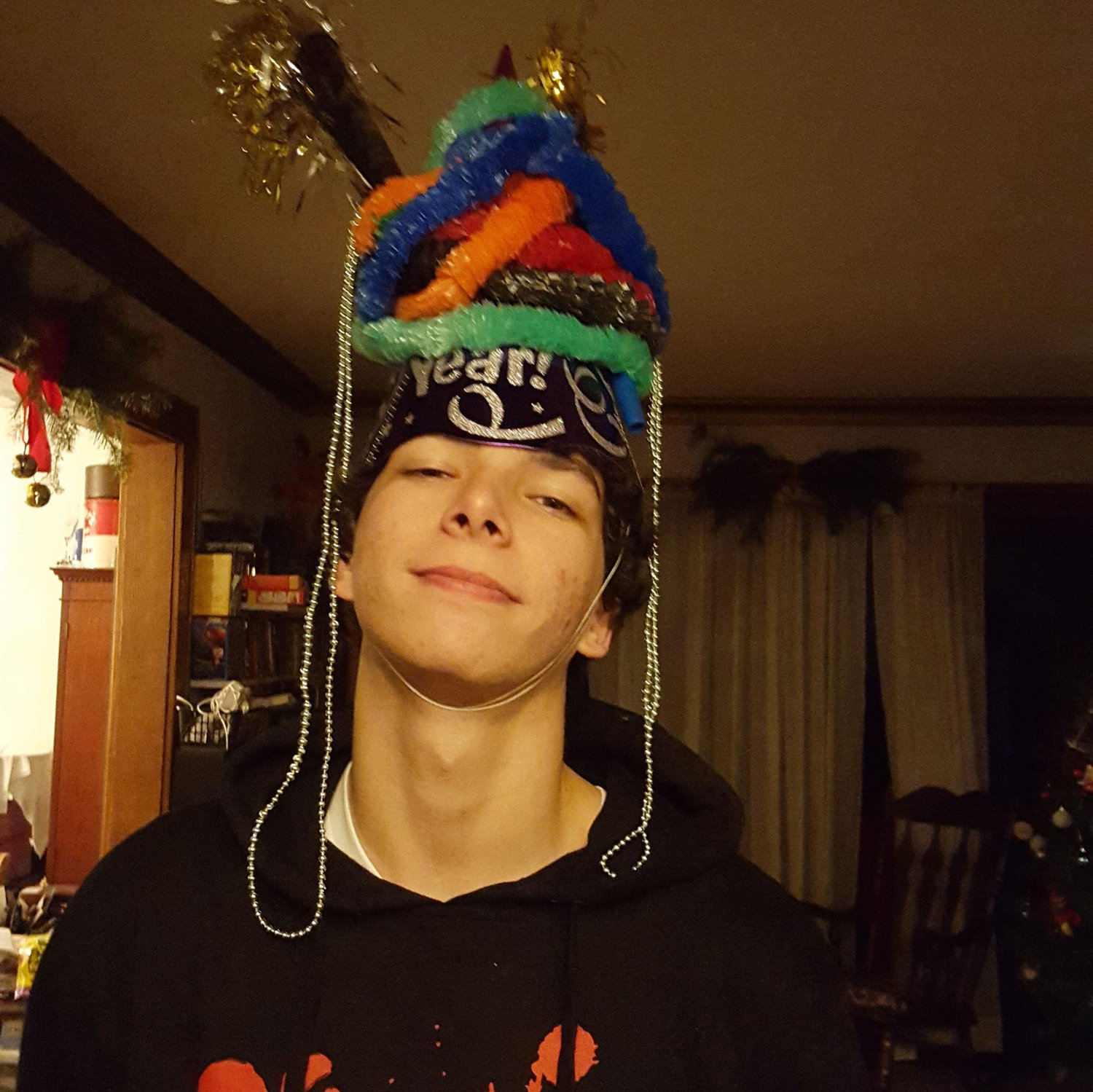 Zack being silly on NYE