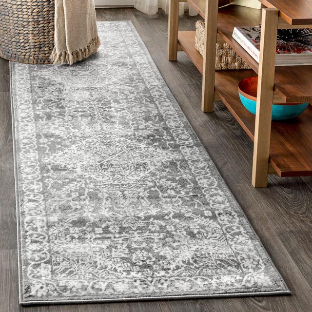 Blane Oriental Light Gray Area Rug