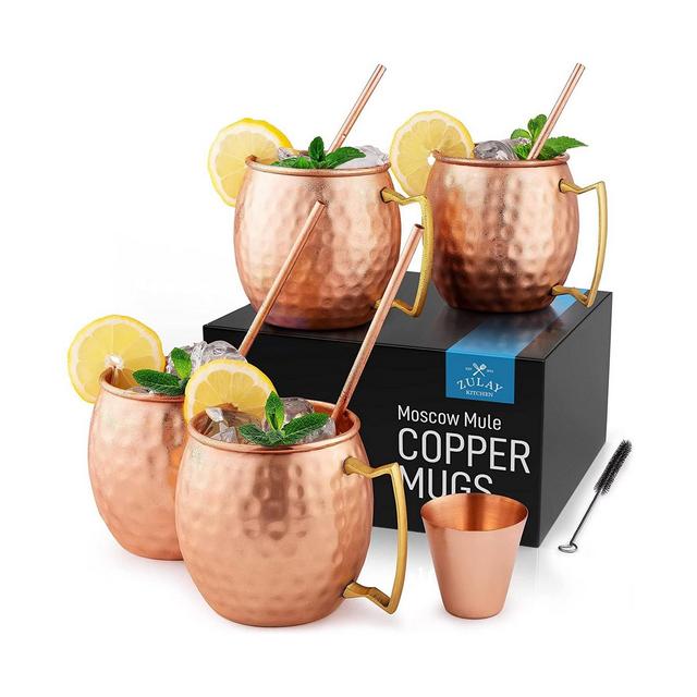 Copper Mugs Moscow Mule Set Of 4 - 16oz