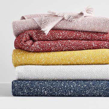 Speckled Throw (Dark Horseradish Yellow)