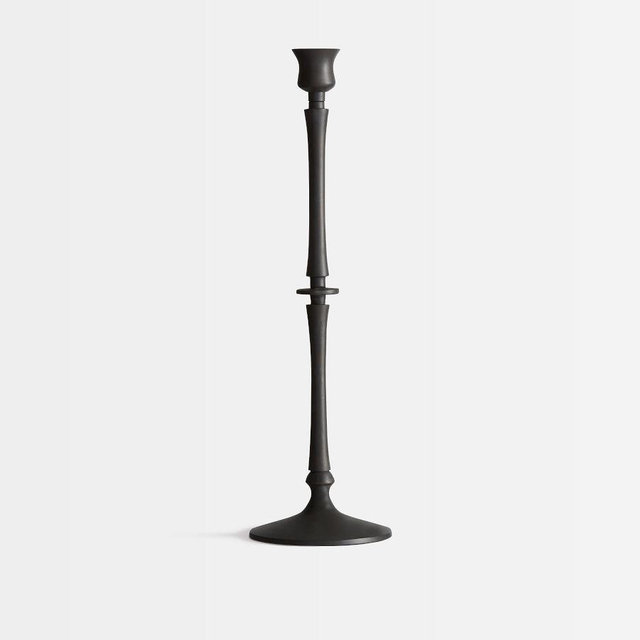 Booker Candleholders, Xl Taper, Bronze