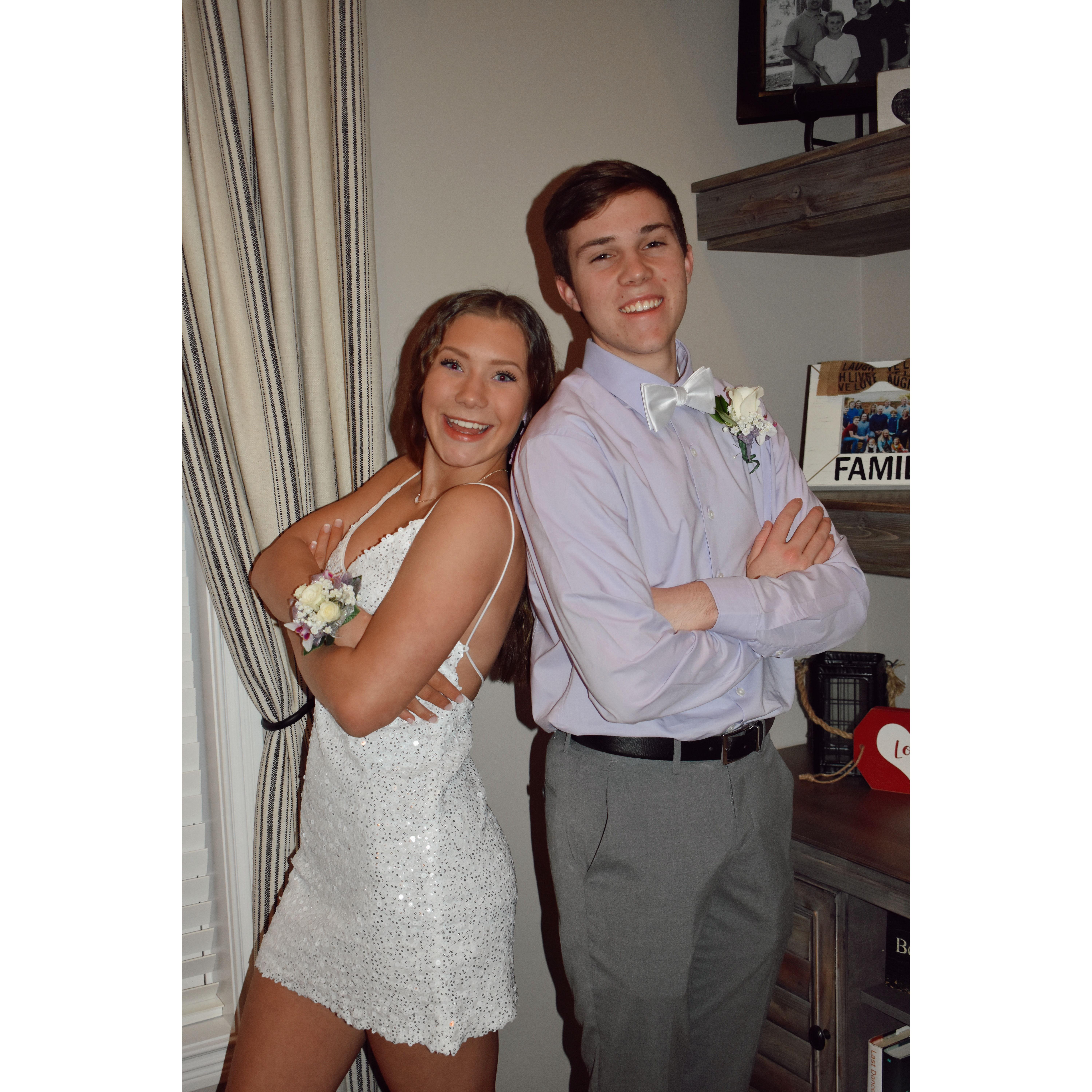 Junior year Sadie Hawkins dance in 2020