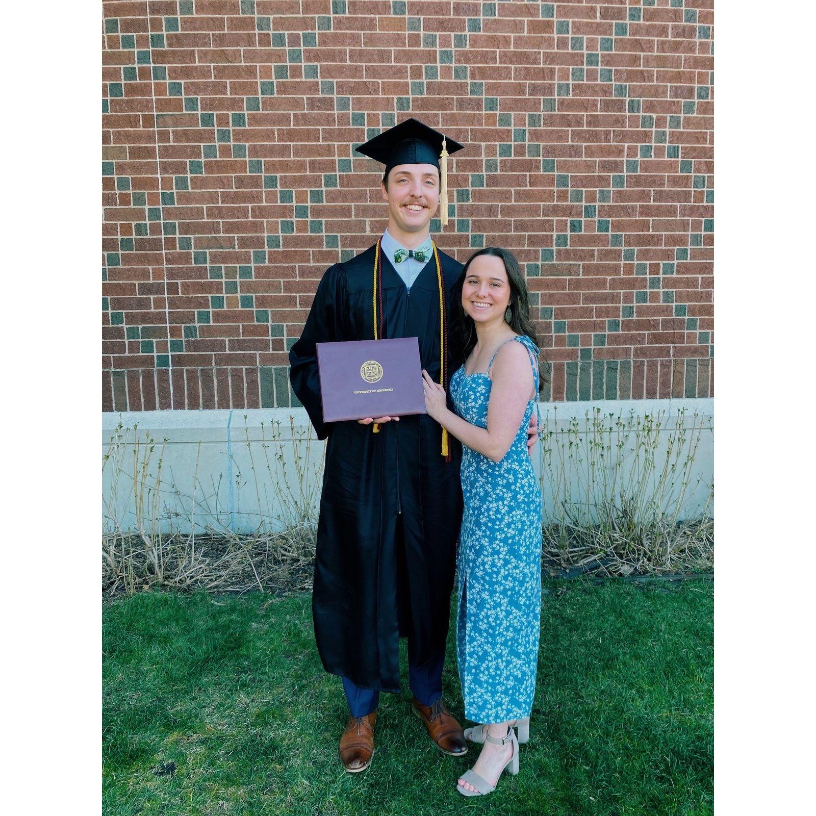 Cade's Graduation in May 2022