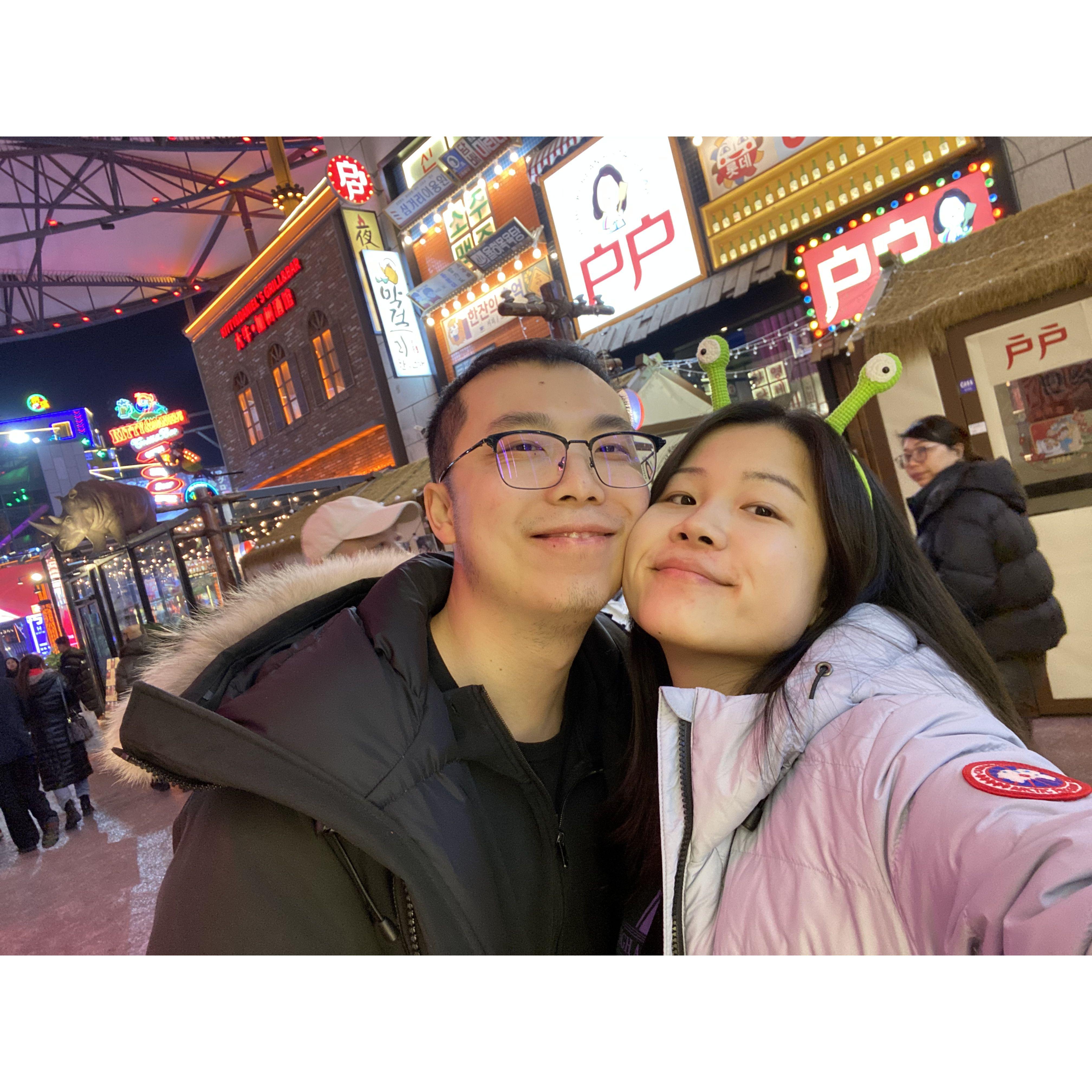 First time going back to Beijing together in 2024