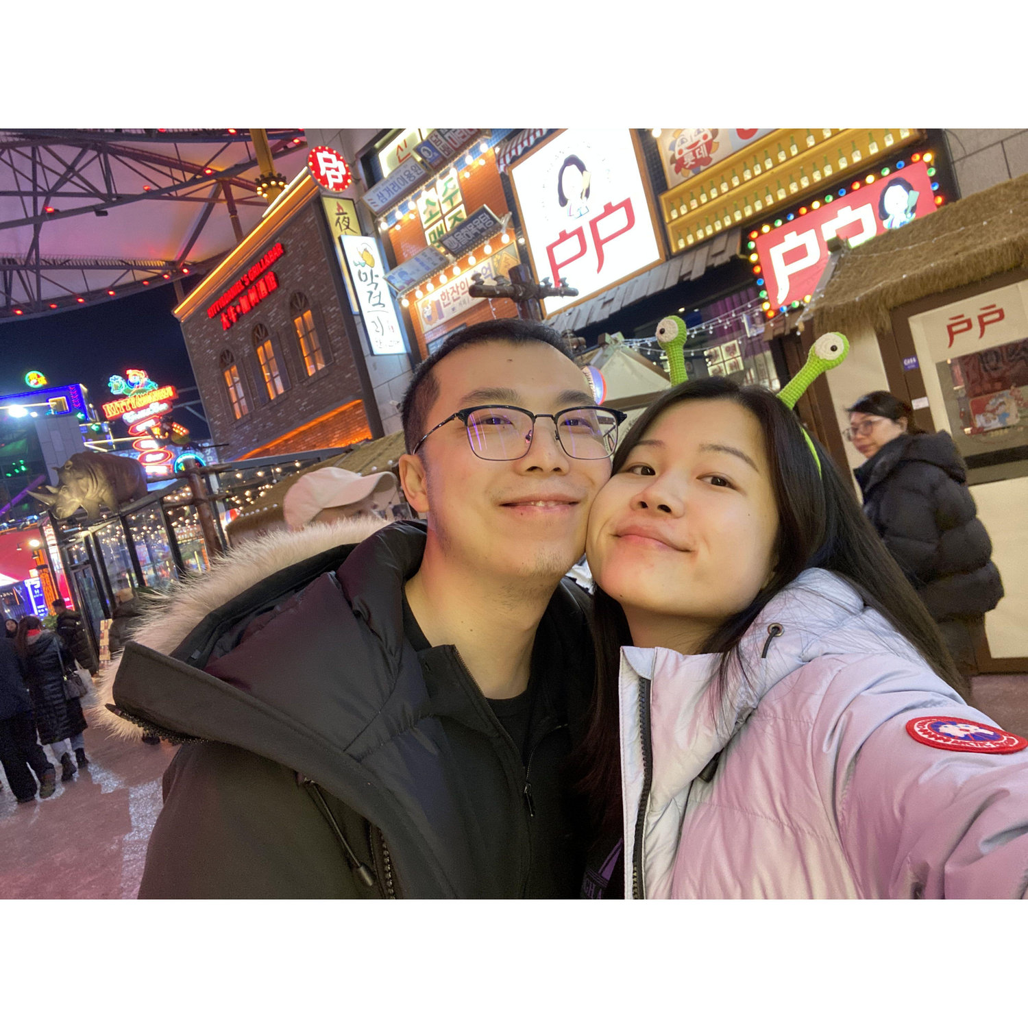 First time going back to Beijing together in 2024