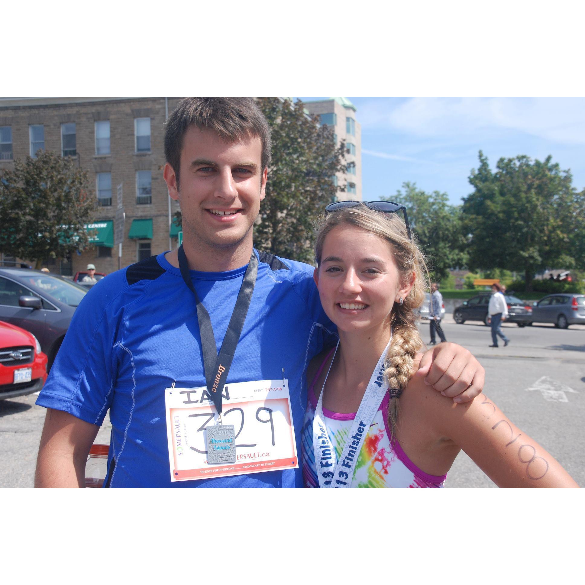 Brockville Triathlon, August 2013