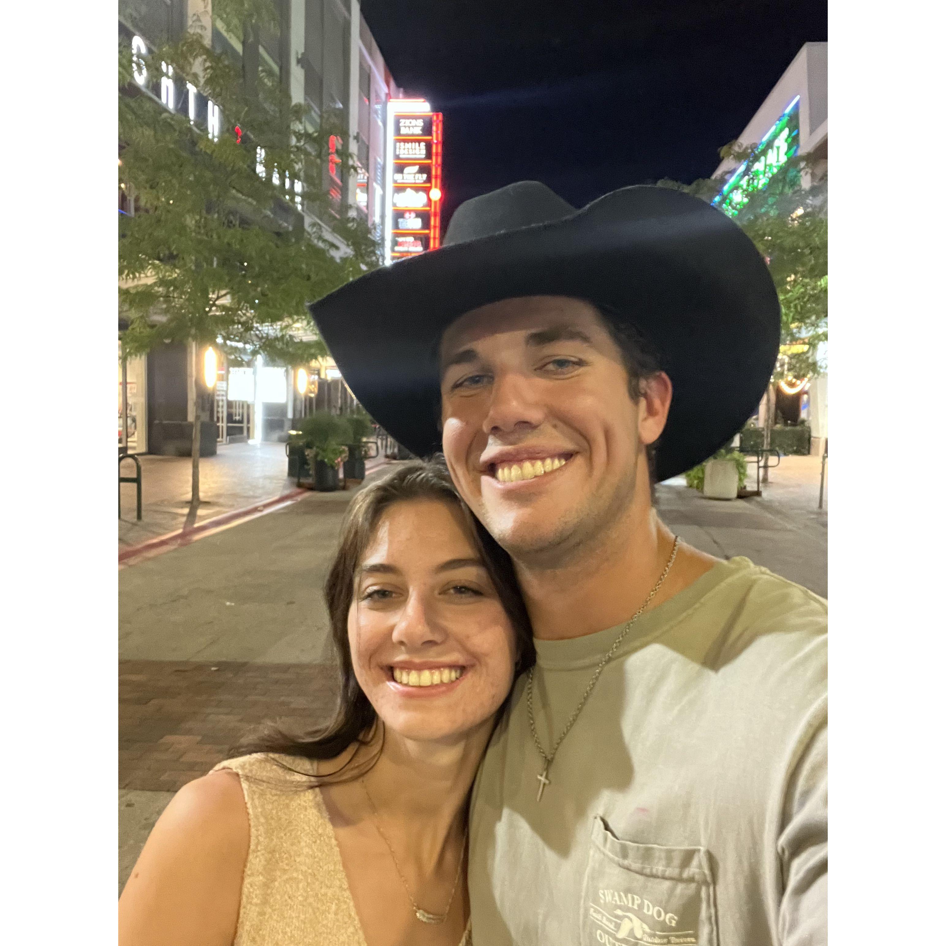 They took a trip to Boise to see his Sister Emily and her husband Justin.
