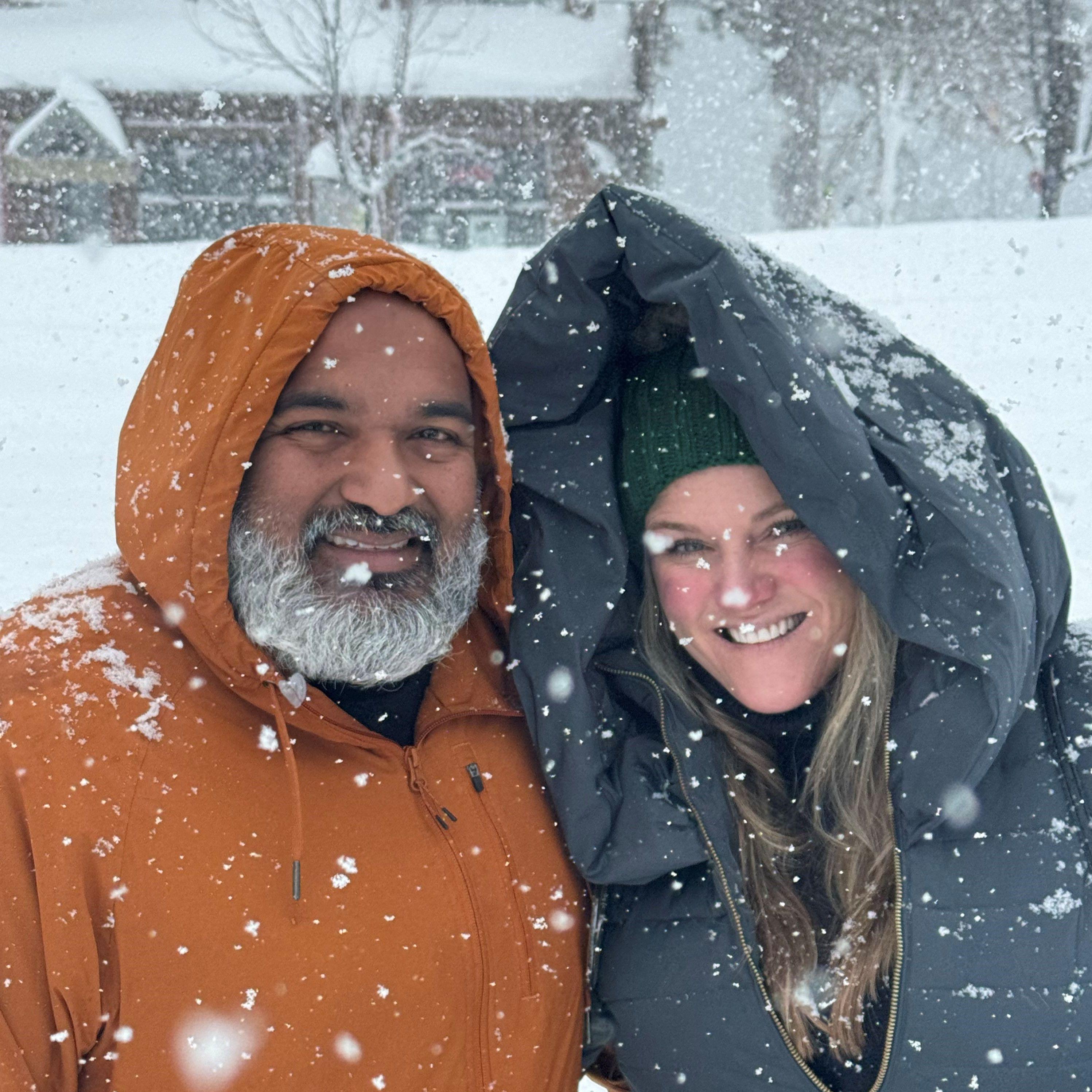 Lake Tahoe, California. Deepak's first Snowfest experience was canceled due to a massive blizzard.