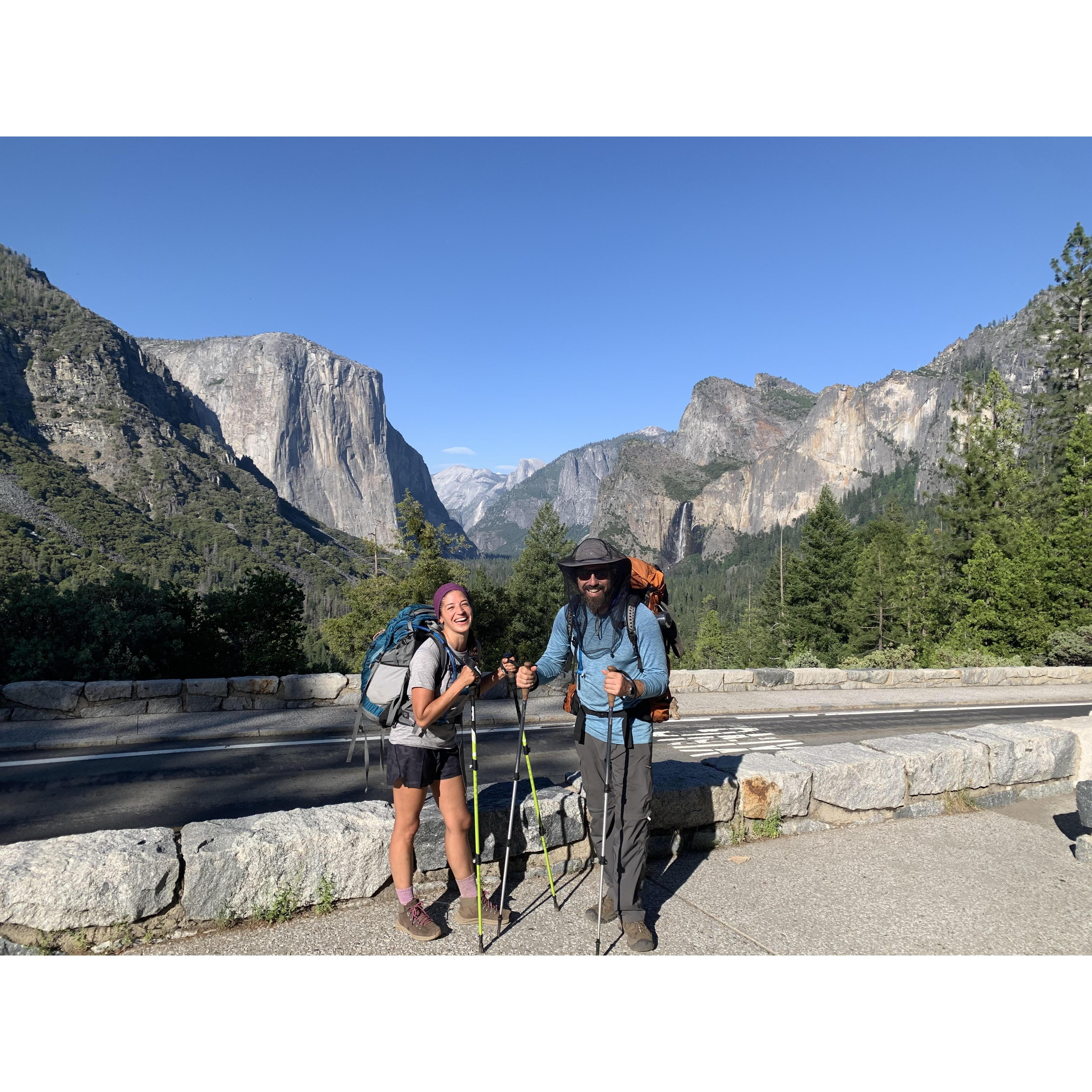 Backpacking in Yosemite