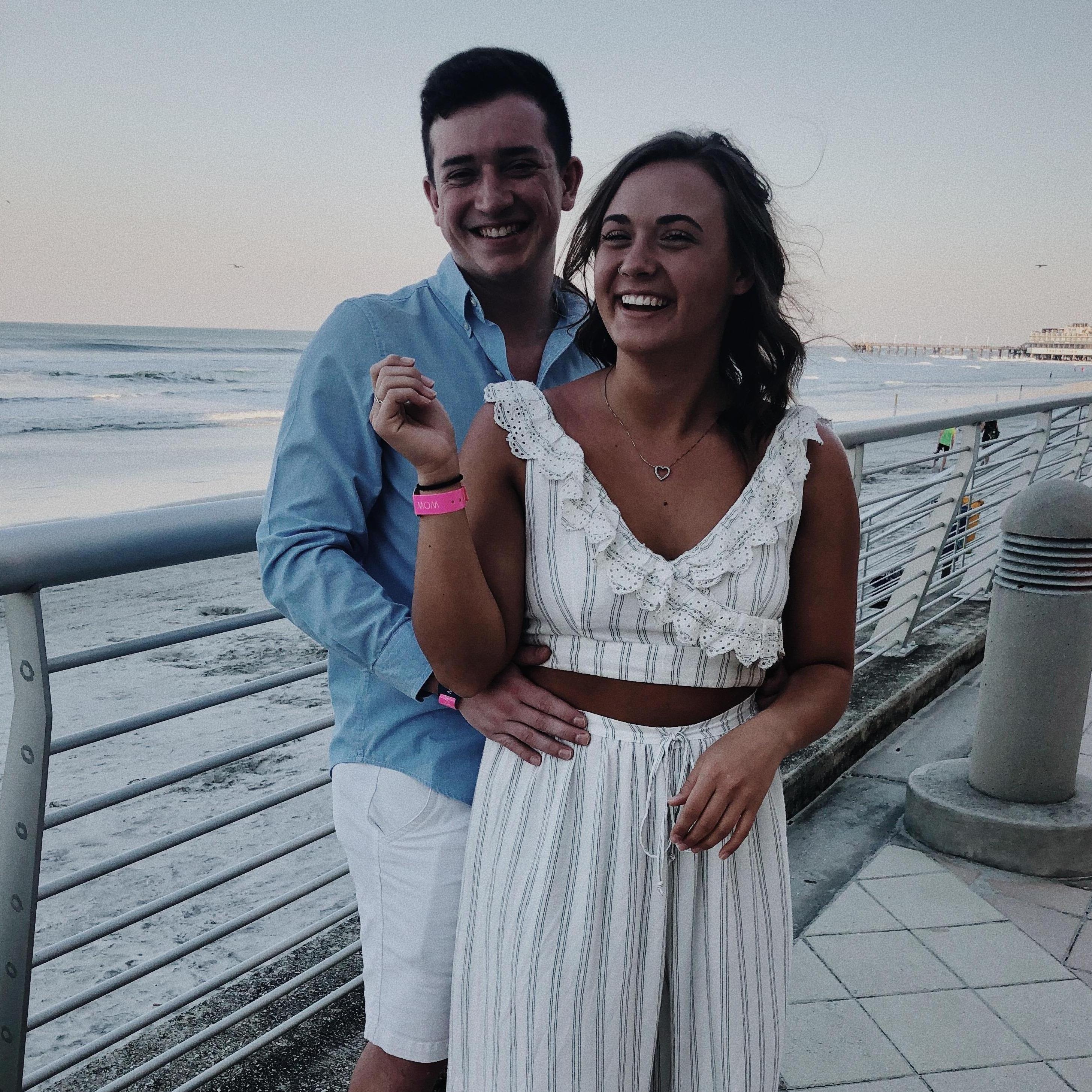 Sophomore year spring break in Florida, March 2019