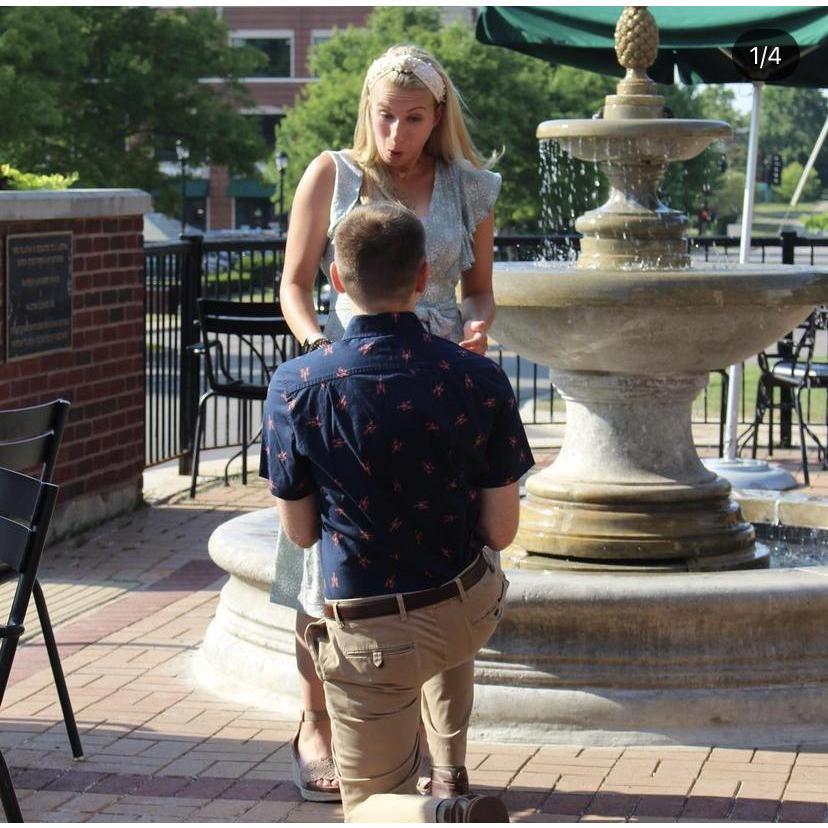 Marc asking Mel to marry him!