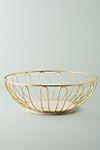 Gold Wire Fruit Basket