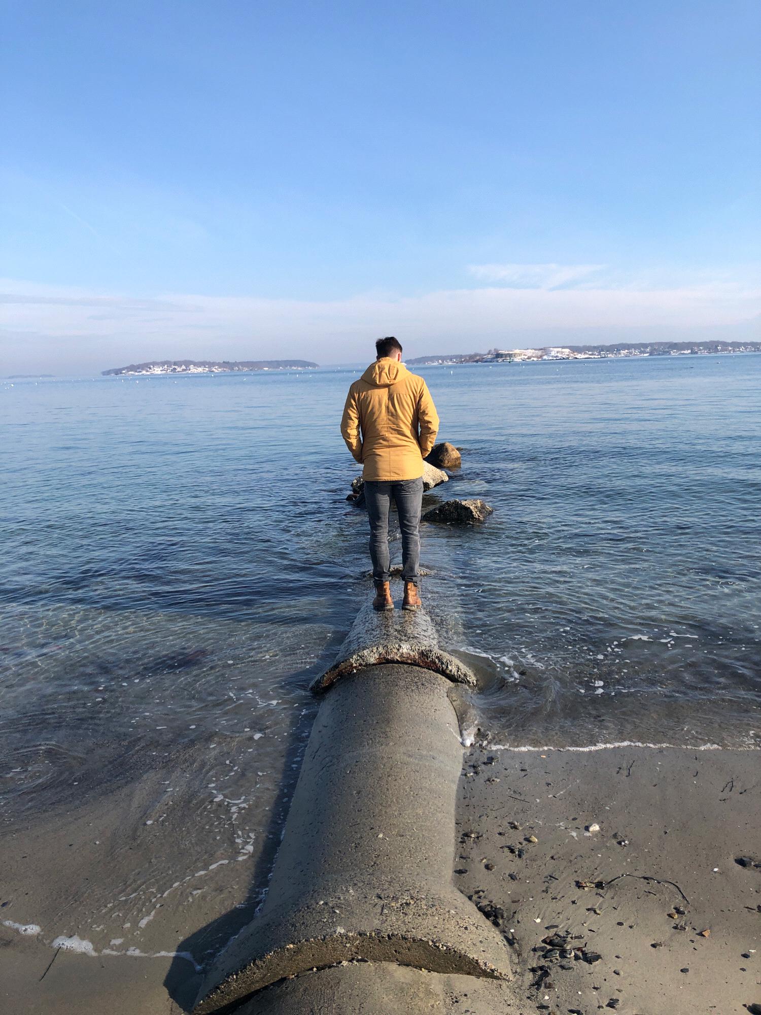 I love taking photos of him on our adventures- Maine trip 2019