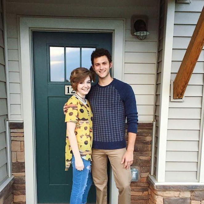 September 2017: our first date... we met 2 weeks before. MOH Kate took the photo for us.