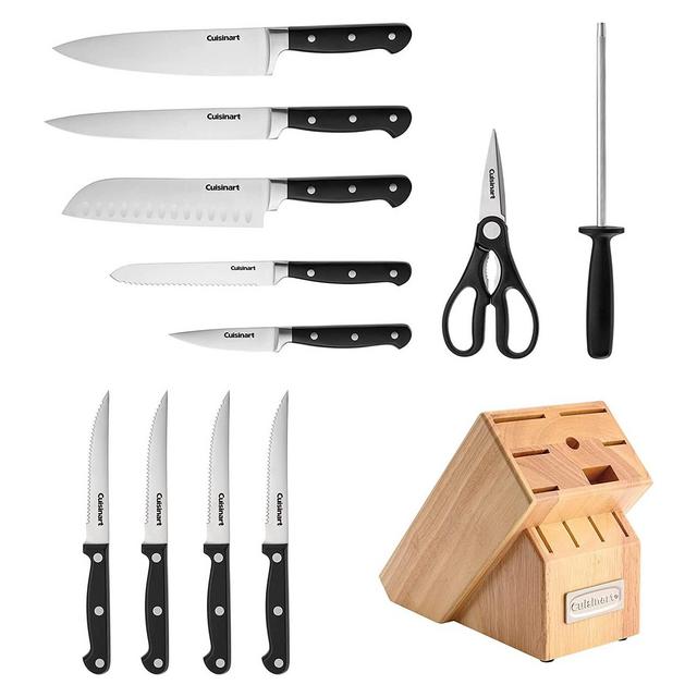 Cuisinart C77TR-12P3 Classic Cutlery 12 Piece Triple Rivet Block Set