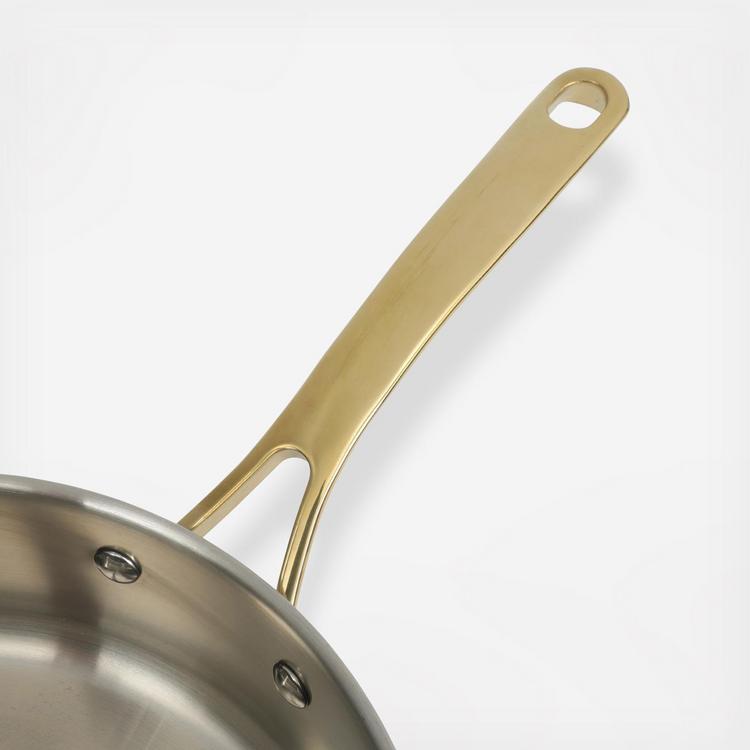 Martha Stewart, Castelle 10-Piece Cookware Set with Golden Handle