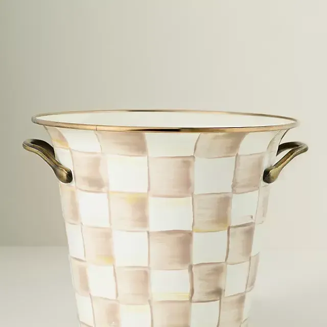 MacKenzie-Childs Check Wine Cooler