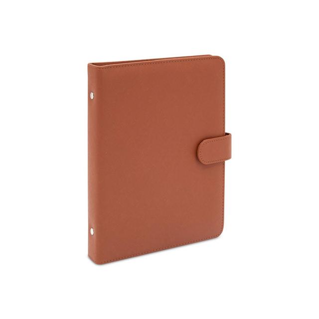 Okuna Outpost 112 Pictures Capacity Vintage Album Book Gift with Snap Fastener for 4x6 Inch Photos, Brown Leather