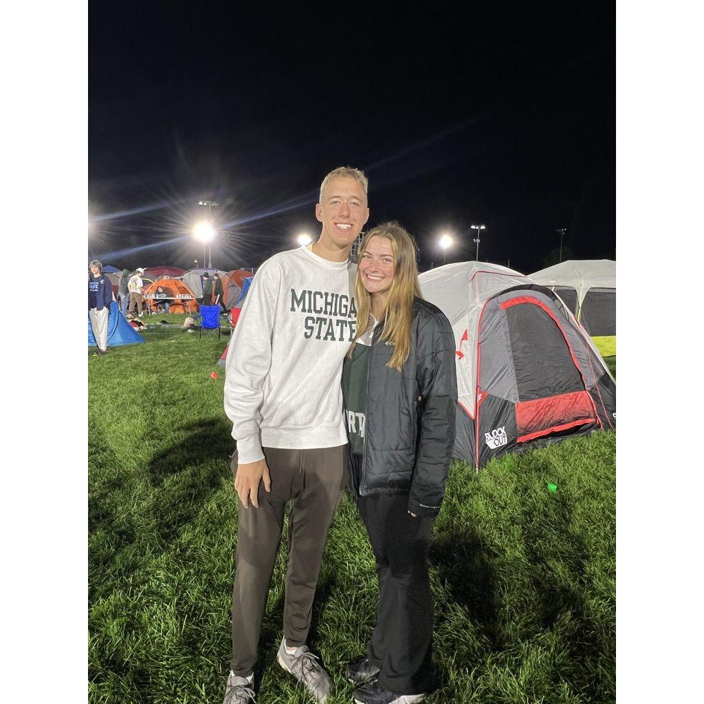 Our first picture together at the Izzone Campout 9.20.22