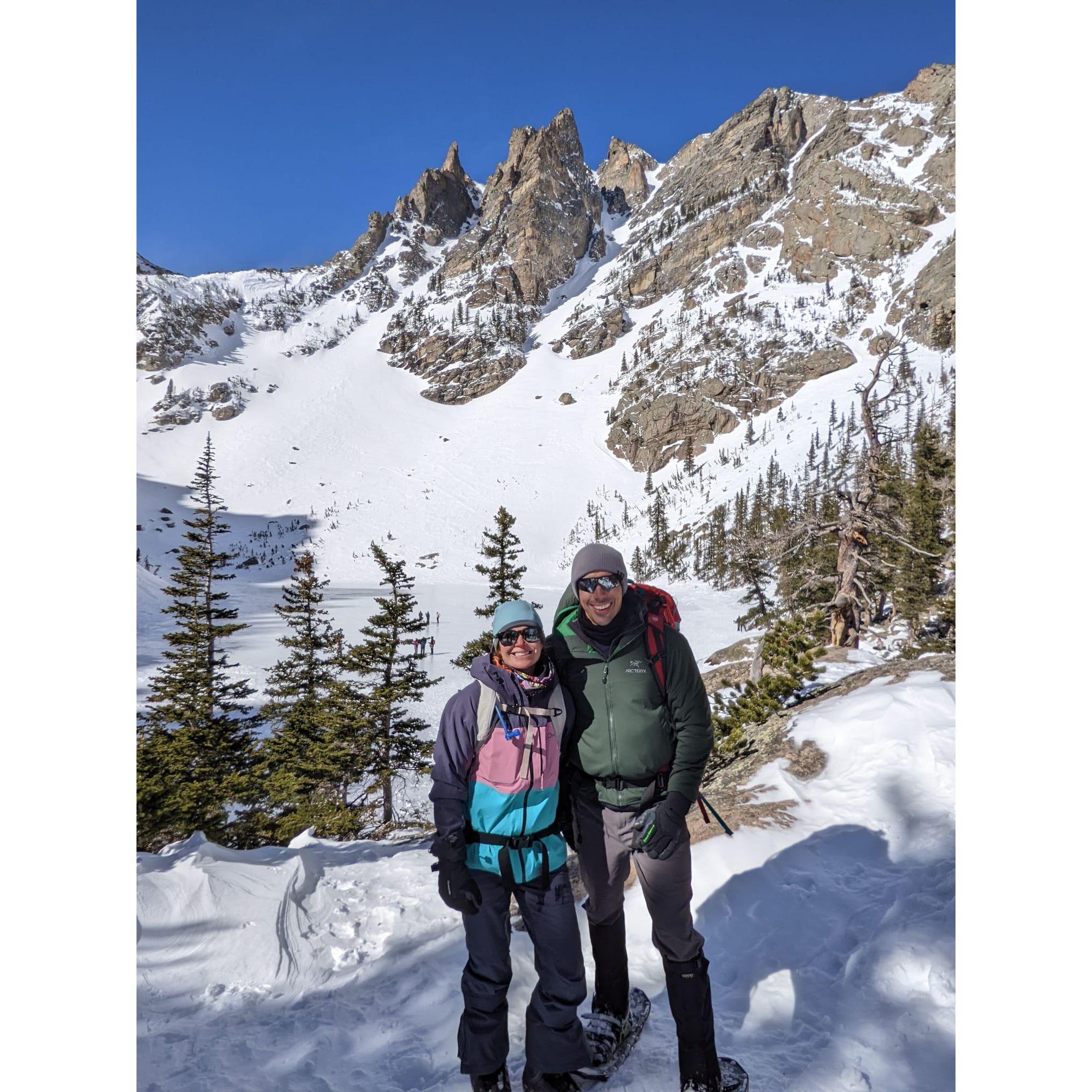 Rocky Mountain National Park- we took our AIRE 1 avalanche safety course together