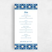 Orange Wedding Menu - Tamarine