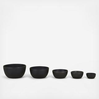 Simple 5-Piece Nesting Prep Bowl Set